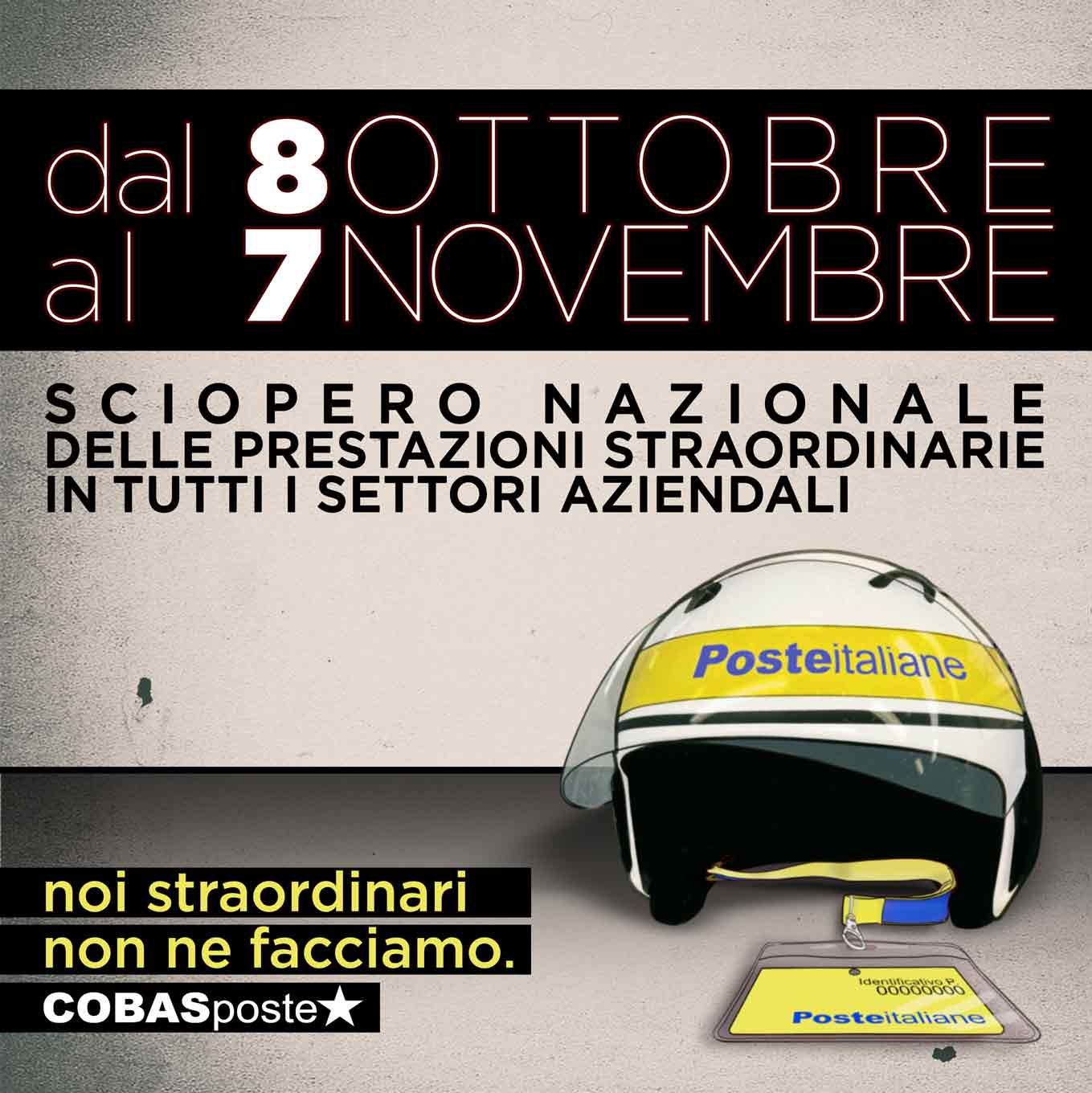 sciopero ottobre novembre 2026