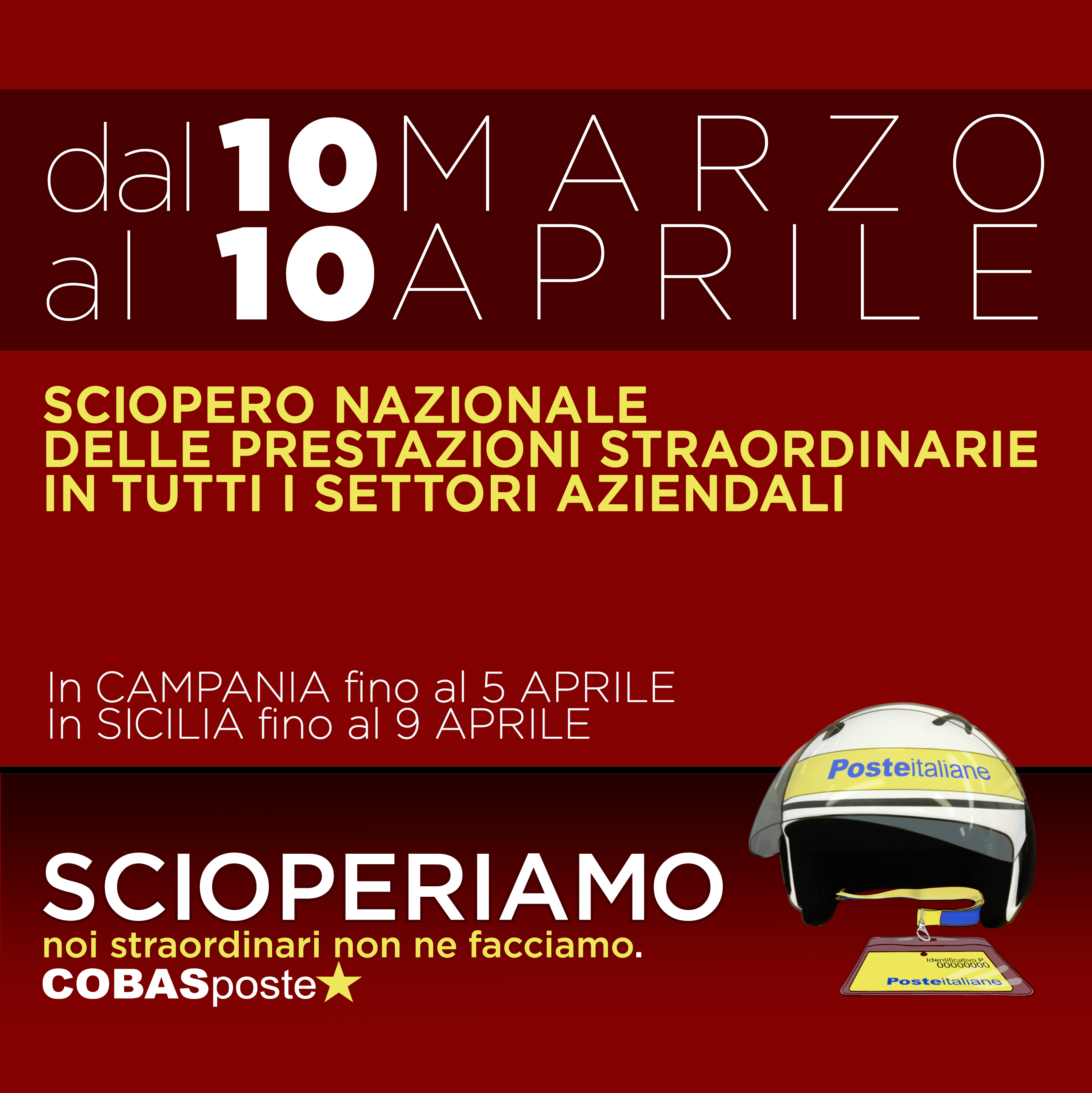 sciopero marzo aprile 25